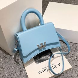 Luxury Designer PU Leather Women's Handbag Lock Crossbody Bag Flap Tote Spring Shoulder