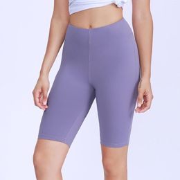 Women's Shorts Activewear Solid Workout Cycling Pregnancy Yoga For Women Seamless With Pockets