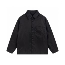 Men's Casual Shirts 2023 Autumn Shirt High Quality Nylon Waterproof Fabric Fashion For Men And Women