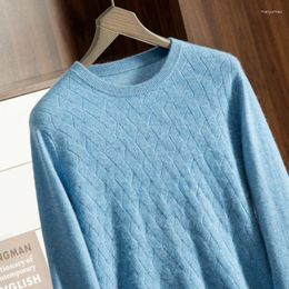 Men's Sweaters Zocept Winter Sweater For Men High Quality England Style Knitted Twisted Pattern O-Neck Pure Cashmere Pullover Autumn Man