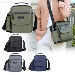 Messenger Bags Men's Messenger Crossbody Shoulder Bags Travel Bag Men Small Sling Pack For Work Business Waterproof Oxford Packs Satchel Purse L230814