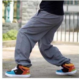 Men's Pants Trendy Plus Size Sweatpants Men Hiphop Casual Streetwear Harem Joggers Cotton Wide Leg Loose Trousers Track Dance Clothing