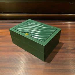 Green Wooden Watch Box Swiss Brand Packaging Storage Boxes Display Cases With Logo Labour And Certificate Hele22280k
