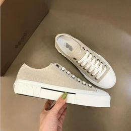 Retro fashion sneakers for men and women new luxury brand casual shoes leather classic plaid Vulcanised trend canvas shoes