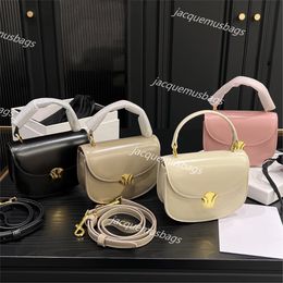 Basace Clea Bag Designer Shoulder Bag 5A Quality Real Leather Bag Shell Fashion Clutch Handbag Crossbody Lady Wallet Purse Split Handlebag 15-10CM
