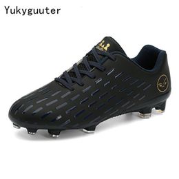 Dress Shoes Children Football Soccer Boots Soccer Shoes Kids Boy Girl Sneakers Leather High Top Soccer Cleats Training Men 230812