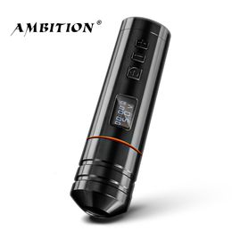 Tattoo Machine Ambition Blade Wireless Pen Portable Supply For Artist Body Art 230814
