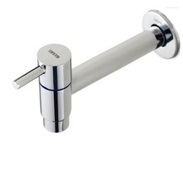 Bathroom Sink Faucets Mop Pool Faucet Lengthened Household Full Copper Thickened Explosion-proof Wall Out Single Cold 4