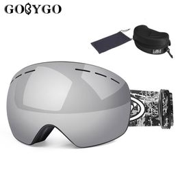 Ski Goggles GOBYGO Outdoor Sports Double Layers Antidust Snow Snowboard Eyewear Snowmobile Glasses Men Women Skiing 230814