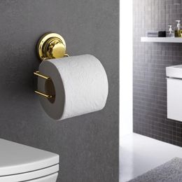 Bath Accessory Set OceanLand 3 Function Toilet Paper Holder Home Bathroom Vacuum Stick Or Screw Apparatus Colorful Gold-Black-Chrome- Double