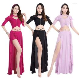 Stage Wear 1set/lot Belly Dance Costumes Bra And Skirt Women Sexy Halloween Party