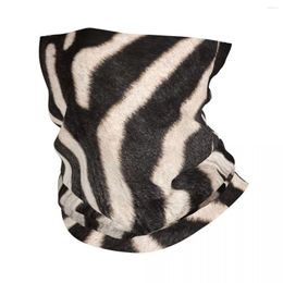Scarves Zebra Stripes African Animal Fur Bandana Neck Cover Printed Leather Lover Magic Scarf Multi-use Headband Riding Unisex Adult