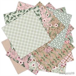 Gift Wrap 12pc flower winter patterned paper Scrapbooking paper pack handmade craft paper craft Background pad R230814