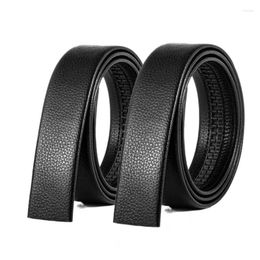 Belts Men's Automatic Buckle No 3.5cm Belt Body Without High Quality Male PU Leather Strap Jeans Wide