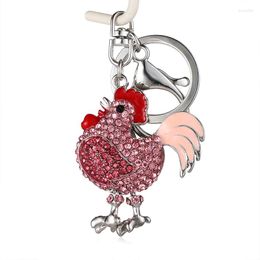 Keychains GYWYN2023 The Latest Key Chain Car Keyring Lady's Bag Little Gift Lovely Rooster Pendant.