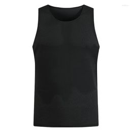 Men's Tank Tops Summer Camping Outdoor Quick-Dry Breathable Sporty Gym Sleeveless Garment For Men Casual Jogging Solid Male