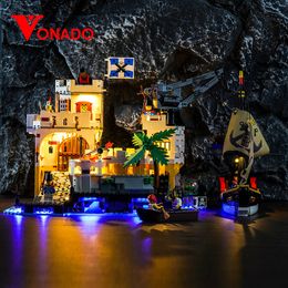 Blocks Vonado LED Lamp 10320 Set Lighting Pirate Fortress DIY Toy Special only including lighting accessories 230814