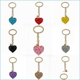 Keychains Lanyards Mticolor Fashion Hollow Heart Cute Purse Bag Pendant Car Keyring Chain Ornaments Gift Key Chains 1133 B3 Drop Del Dh2Ne