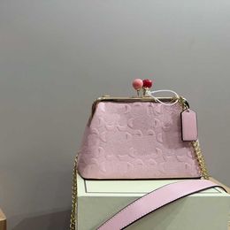 luxury bags designer women bag pink purse cute cherry clip crossbody bag handbags Fashion Office Travel Shoulder Bags Handbag 230814