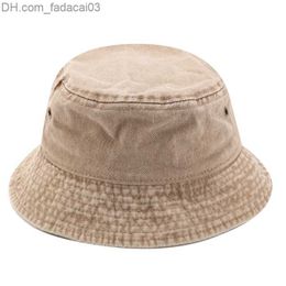 Wide Brim Hats Bucket Hats 2020 Severe Denim Wash Fisherman Hat Double Sided Wearable Bucket Hat Summer Outdoor Sunshade Hat Casual Hat Z23814