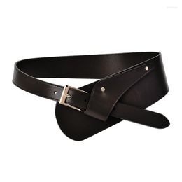 Belts Women's Fashion Genuine Leather Cummerbunds Female Dress Corsets Waistband Decoration Wide Belt R1555