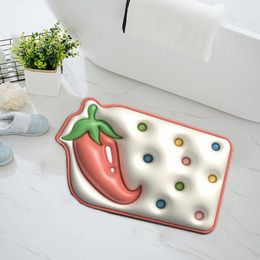 Carpets Adorable Useful Skid-Resistant Area Rug Bathroom Floor Mat Non-Fading Carpet Unique Shape Home Supplies