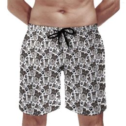 Men's Shorts Puppy Dog Gym Sweet Standard Schnauzer Casual Board Short Pants Men Design Sports Fitness Quick Dry Swimming Trunks Gift