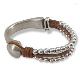 Strand Wrap Leather Bracelet For Women Boho Bohemian Hippie Jewellery Gifts Mom
