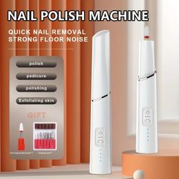 Nail Art Drill Machine Nail Sander Small Household Nail Remover Electric Nail Grinder Portable Rechargeable Professional Finger Exfoliating Tool