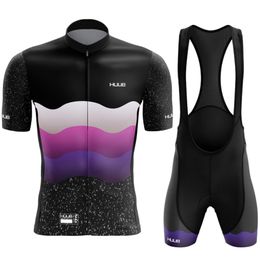 Cycling Jersey Sets Summer Short Sleeve Mens Shirt Professional Triathlon Quick Dry Breathable HUUB Ropa De Homb Ciclismo 230814