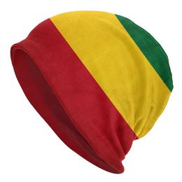 Beanie/Skull Caps Judah Flag Rasta Bonnet Hats Knit Hat Hip Hop Autumn Winter Outdoor Skullies Beanies Hat Men's Women's Adult Warm Dual-use Cap