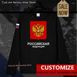 Men's Hoodies Russian Federation Russia Joggers RUS RU Mens Hoodie Pullovers Men Nation Sweatshirt Thin Streetwear Clothing