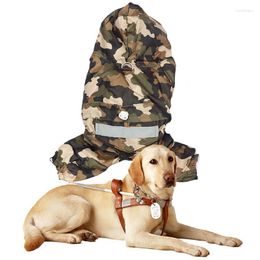 Dog Apparel High Quality Acrylic Rain Coat Reflective Waterproof Clothes For Day Solid Thin Jacket Pet Supplies