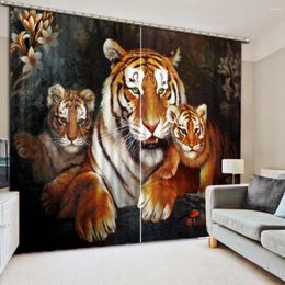 Curtain 3d Curtains For Living Room High Quality Costom Animal Bedroom Blackout Shade Window