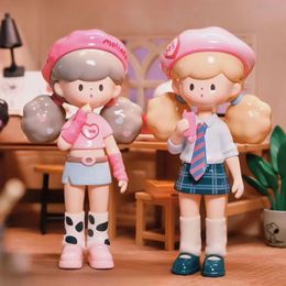 Blind box Molinda Popcorn Sisters 5nd Gossip Club Series Box Caixas Supresas Guess Bag Kawaii Action Anime Figures Toys Girl Gifts 230812