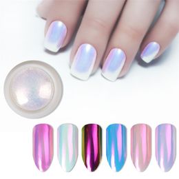 Nail Glitter Pearl Neon Pink Rub for Nails Jewellery Colour Shell Powder Mermaid Mirror 230814