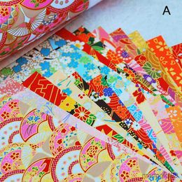 Gift Wrap Environmental Protection Materia Origami Paper Gift Packaging Materials Square Paper Crane Flower Gold Lines Japanese Style R230814