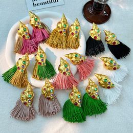 Trendy Romantic Earring Jewellery Exaggerated Long Tassel Jewelry for Women Korean Style Earrings Wedding Bohemian Accessories