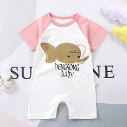 Clothing Supplier Cute Pajamas Organic Cotton Baby Romper Sleepwear Kids Sets