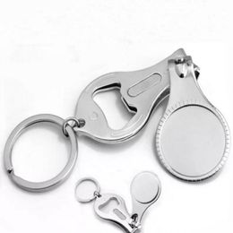 Wedding Souvenir For Guests Customized Wedding Favor Nail Clipper Bottle Wine Opener Keychain Gift