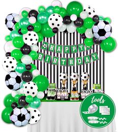 Decoration Soccer Decorations Supplies Soccer Birthday Supplies Soccer Balloons Garland Sports Theme Supplies Birthday Banner