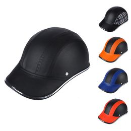 Cycling Helmets Half Helmet ABS PU Baseball Cap Outdoor Unisex Fashion Hard Open Face Universal Protective 230814