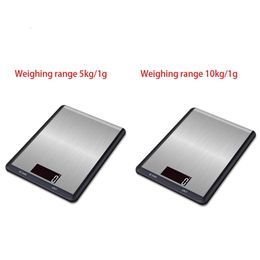 Household Scales 1 PCS Digital Food Stainless Steel Kitchen Scale High Precision For Cooking Meal Prep 5KG 1G 230814