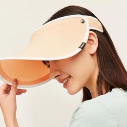 Berets OhSunny Women Sun Hats Unisex Anti-UV UPF 50 Adjustable Empty Top Caps UV Protection Running For Outdoors Headband Cap
