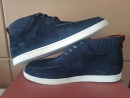 5A 2903 Boots LoroPiana LP Lace-Up Suede Walk Ankle Boot Discount Desinger Shoes For Men Size 39-45 Fendave