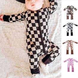 Baby Zip Up Sleepsuit Toddler Onesie Unisex 95% Bamboo Viscose 5% Spandex Babies Footed Sleep Rompers