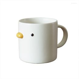 Mugs 400ml Mug Ceramic Chicken Coffee Microwave Oven Safety Milk Juice Handle Office Water Cup Kitchen Party Drink