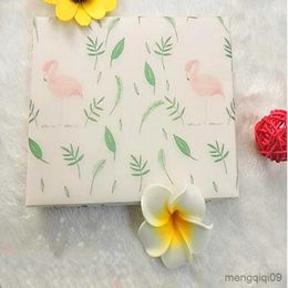 Gift Wrap Wholesale 100pcs/lot Flamingo Gift Wrapping Paper Packaging for Soap Wax Paper Soap Wrapping Paper free shipping R230814