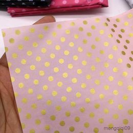 Gift Wrap 10Sheets Colourful Dot Printed Tissue Paper for Clothing Shirt Shoes DIY Handmade Translucent Wine Wrapping Papers Gift Packaging R230814
