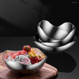 Bowls 304 Stainless Steel Salad Bowl Multifunctional Applicable Electromagnetic Furnace Gas Stove Grade Kitchen Utensils